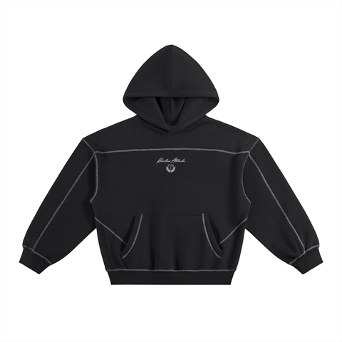 Black Contrast Classic Hoodie - Stoic