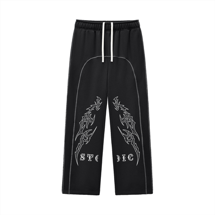 Goth Contrast Sweatpants - Stoic