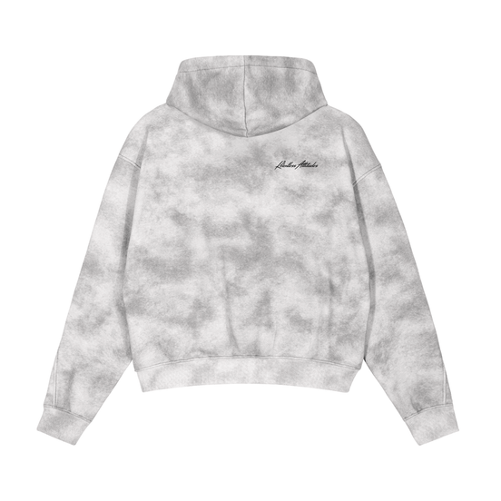White Camo Zip-Up Hoodie