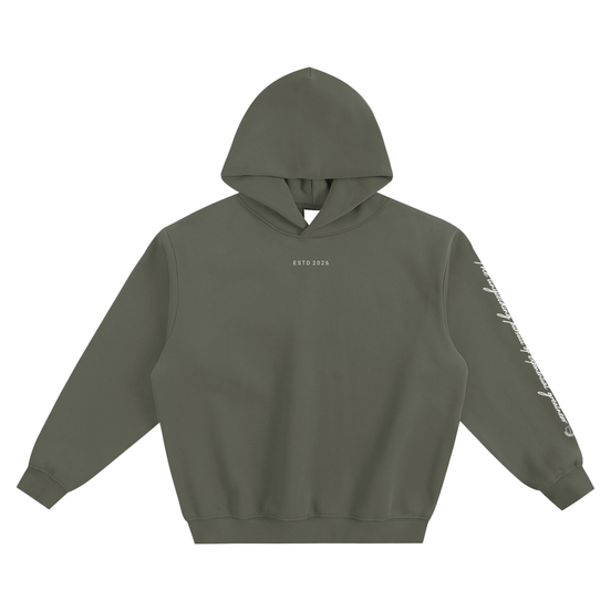 the front of the dark gray Official Member Hoodie